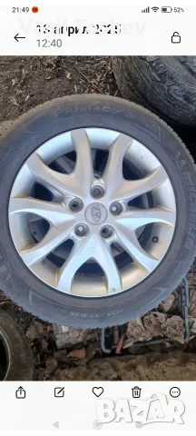 Джанти с гуми Мишелин 16 Hyundai, снимка 2 - Гуми и джанти - 56138335