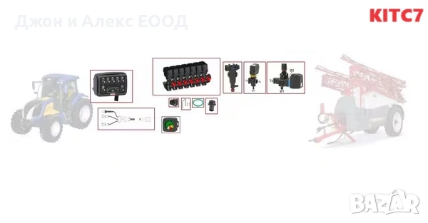 Пълни комплекти ARAG за ръчно електрическо управление с пулт-Полски, Овощни и Вентилаторни пръскачки, снимка 3 - Селскостопанска техника - 53992467