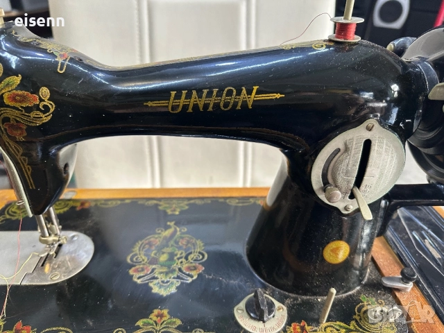Шевна машина UNION ръчна антикварна, снимка 2 - Шевни машини - 52044745
