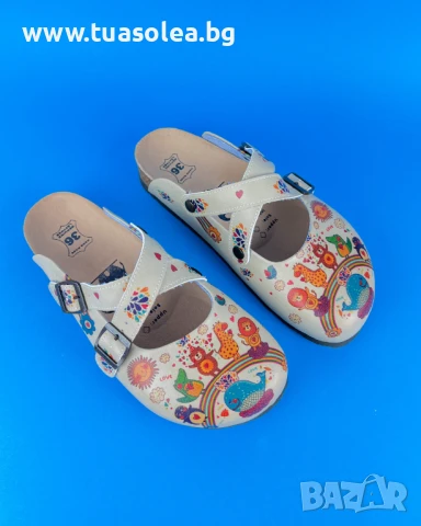 🥁 Намаление - Ортопедични чехли със стелка от естествена кожа | Марка Tuasolea, снимка 1