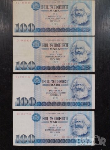 ГДР 100 марки 1975 г., снимка 1 - Нумизматика и бонистика - 42905680