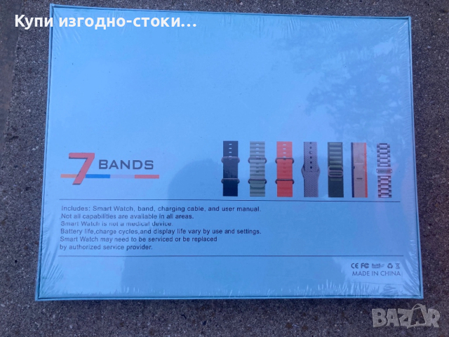 Смарт часовник със слушалки , кейс , различни каишки, снимка 2 - Мъжки - 54263144