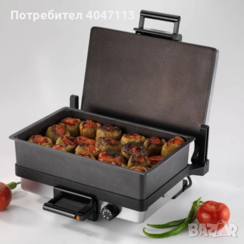 Електрическа скара и фурна Silex – 2000W, произведена в Германия, снимка 2 - Печки, фурни - 51823901