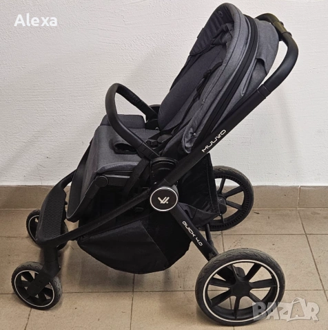 Бебешка количка 2в1 Muuvo Quick 4.0 Iron Graphite Отлично състояние, снимка 15 - Детски колички - 53696536
