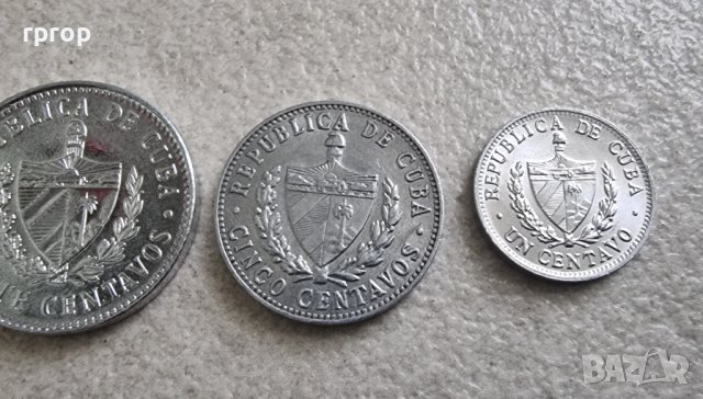 Монети. Куба. 1, 5, 10 , 20  цента  . 4 бр, снимка 4 - Нумизматика и бонистика - 42299652
