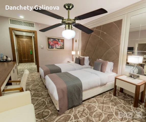 Вентилатор 42''  таванен, 60W осветление, 1бр крушки, снимка 1