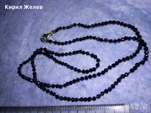 ПРЕКРАСНО СКЪПОЦЕННО АР ДЕКО СТИЛ КОЛИЕ - ФАСЕТИРАНИ ИСКРЯЩИ МАРКАЗИТИ и СРЕБРО 925 ЗАКОПЧАЛКА 21636, снимка 3 - Колиета, медальони, синджири - 40574796