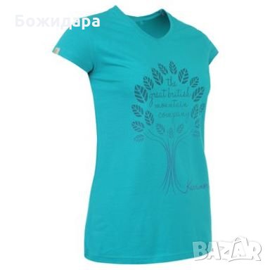 Дамска тениска Karrimor Organic T-Shirt изработена от лека и дишаща материя. Моделът има къси ръкави, снимка 2 - Тениски - 30590969