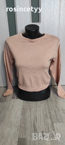 Къса розова блузка , снимка 7 - Блузи с дълъг ръкав и пуловери - 37416645
