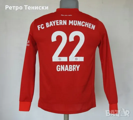 Тениска на Байерн Мюнхен • домакински екип • Gnabry #22 • adidas • червено • размер L • сезон 2019