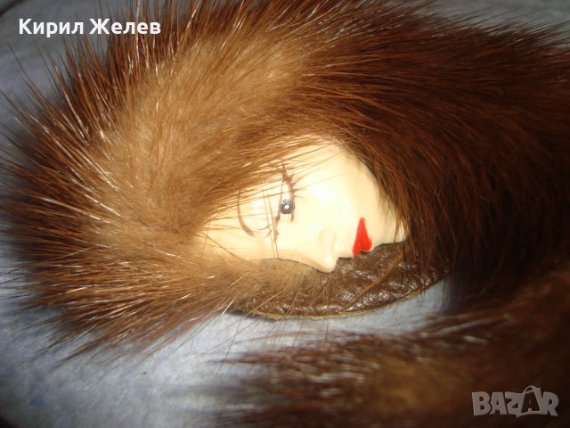 РАЗКОШНА АРТ БРОШКА с КОЖА от НОРКА ИЗКЛЮЧИТЕЛНО КРАСИВ ЕФЕКТЕН ВИНТИДЖ НАКИТ 29040, снимка 12 - Други - 37692296