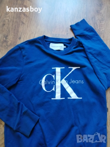 calvin klein - страхотна мъжка блуза КАТО НОВА M, снимка 3 - Блузи - 52108838