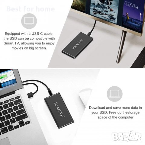 Външен диска 1TB SSD, Type C 3.1, USB 3.0, Micro USB, снимка 5 - Външни хард дискове - 39227741
