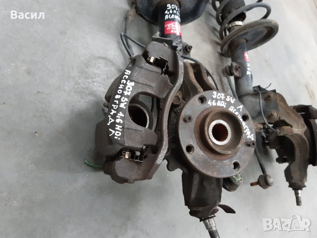 Предни спирачни апарати Peugeot 307 SW ЧЕРНО 1.6 HDI 1.6hdi Пежо 307 СВ Комби ЧЕРНО 1.6 ХДИ 1.6хди p