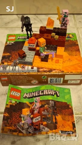 LEGO Minecraft 21139 The Nether fight, снимка 4 - Конструктори - 50313870