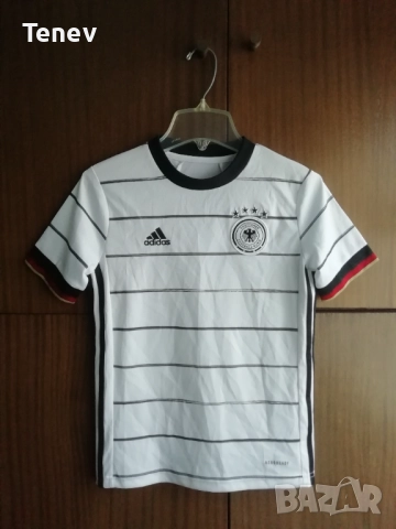 Германия Адидас оригинална детска тениска футболна фланелка 9-10г Germany Adidas 