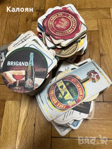 Колекция винтидж подложки за бира предимно немски, снимка 6 - Колекции - 48443545