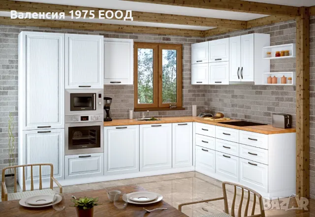 Модулна кухня Винтидж 340/ 240 см, снимка 3 - Кухни - 48810696