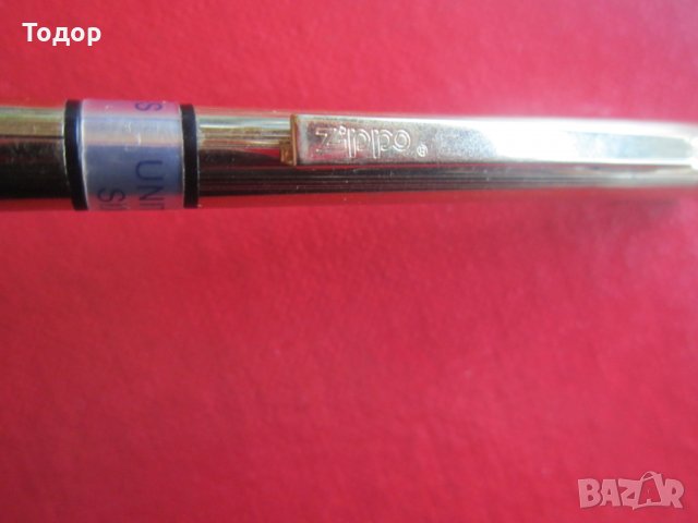 Невероятен  позлатен молив химикал Зиппо , снимка 6 - Колекции - 29805020
