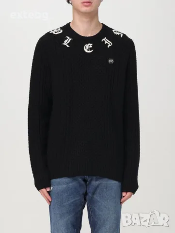 PHILIPP PLEIN оригинален нов вълнен пуловер с кашмир XL, снимка 2 - Пуловери - 56335711