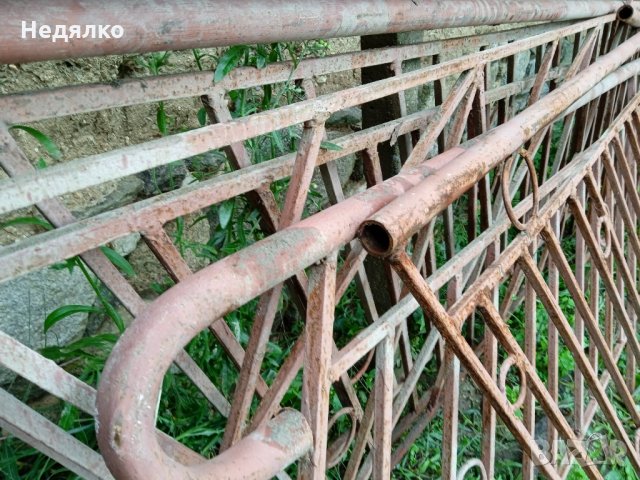 Интериорна ограда,истинско ковано желязо,стара изработка, снимка 9 - Огради и мрежи - 34437268