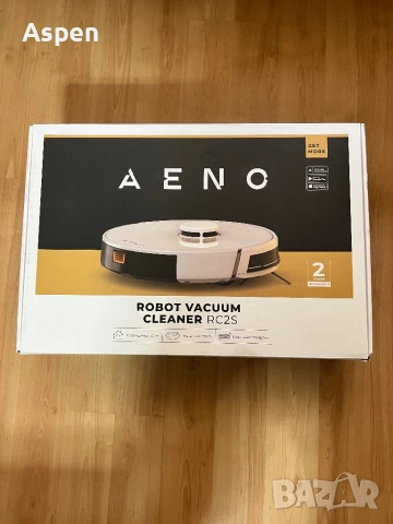 Прахосмукачка робот - Aeno ARCOOO2S, Мокро и сухо почистване, снимка 5 - Прахосмукачки - 52706257