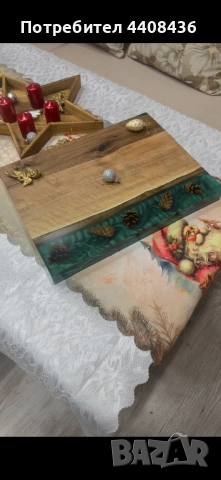 Две красиви коледни дъски, снимка 3 - Прибори за хранене, готвене и сервиране - 52830001