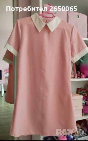 Нова розова нежна рокля - S размер!
