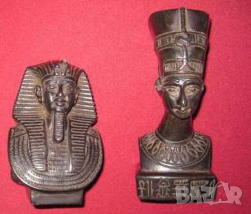 Статуетки от Египет: свещник костенурка, принцеса, свещен бик, Нефертити, снимка 8 - Антикварни и старинни предмети - 15254649