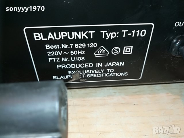 blaupunkt tuner-produced in japan-внос switzwrland, снимка 18 - Ресийвъри, усилватели, смесителни пултове - 29780291