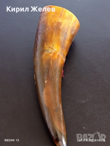 Винтидж чаша от стар кравешки рог за КОЛЕКЦИЯ ДЕКОРАЦИЯ 50647, снимка 7 - Други ценни предмети - 51776319