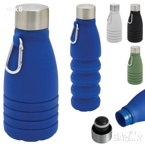 Сгъваема силиконова бутилка 