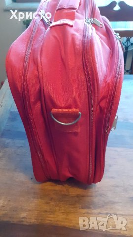 сак чанта червена с презрамка, стабилна и надеждна, снимка 4 - Сакове - 33782666