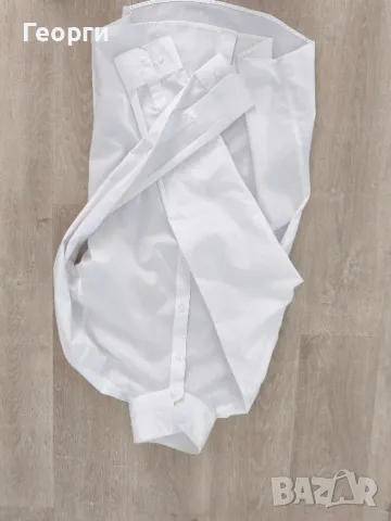 Бяла риза от HM,S размер, снимка 2 - Ризи - 50351776