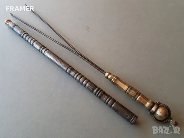 Османска харбия 18 век за кремъчен пищов тъпкач шомпол ятаган каракулак нож сабя кама кинжал