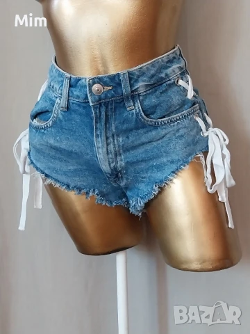 S/M/L Къси,накъсани дънки , снимка 3 - Дънки - 50993715