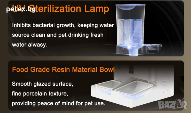 Автоматична хранилка за куче и котка с камера и Wi-Fi управление през приложение, снимка 3 - За котки - 52713733