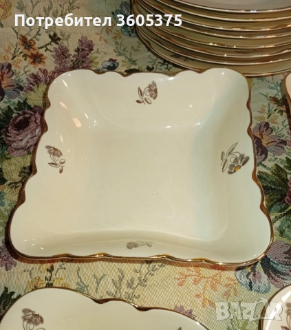 Сервиз за хранене,стар шведски порцелан , снимка 2 - Сервизи - 52653160