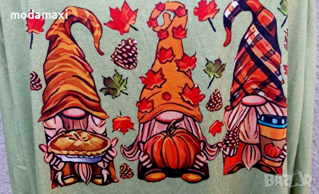 4XL Нова блуза с джуджета, снимка 3 - Блузи с дълъг ръкав и пуловери - 44589600