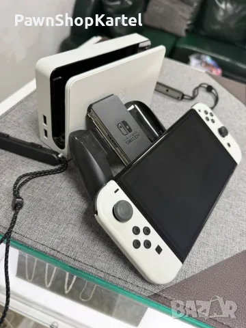 ПРОДАВА СЕ NINTENDO SWITCH OLED – БЯЛ, снимка 3 - Nintendo конзоли - 56540518