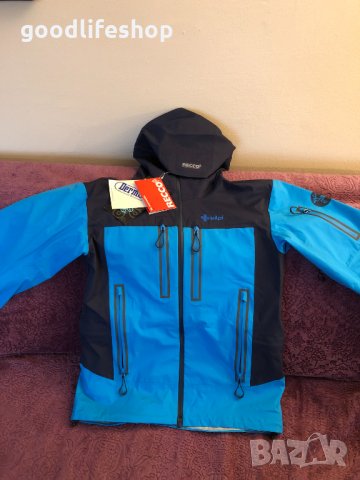 ски яке Kilpi, Hastar, 3-layer hardshell ski jacket, men, blue S, снимка 3 - Зимни спортове - 35267380