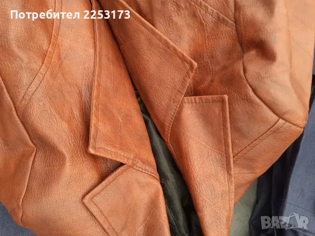 Кожено яке, снимка 2 - Якета - 48888941