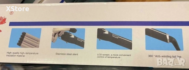 Ретро преса с пет цилиндъра Gemei , снимка 11 - Преси за коса - 52590165