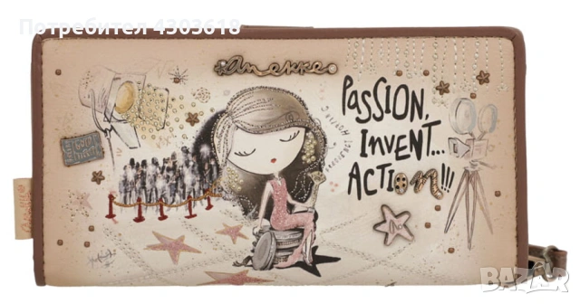 Портфейл Anekke Hollywood large RFID, снимка 3 - Портфейли, портмонета - 53876709