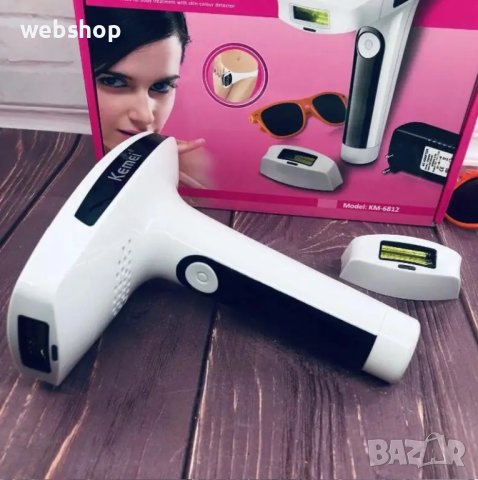 НОВО!! Лазерен фотоепилатор Kemei KM-6812 ,  домашен лазерен фотоепилатор за тяло, снимка 1