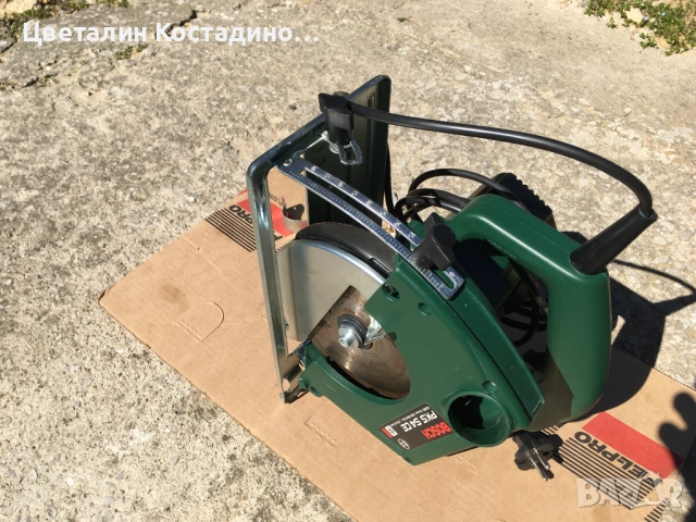 настолен циркуляр Bosch, със стойка Bosch, снимка 18 - Циркуляри - 54258925