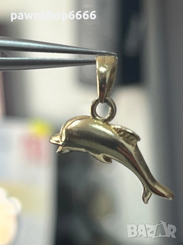 Златна висулка 14 карата, снимка 3 - Колиета, медальони, синджири - 51663517