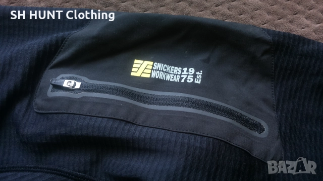 Snickers 9438 Body Mapping Micro Fleece Work Jacket размер M работна блуза W4-429, снимка 8 - Суичъри - 52111701