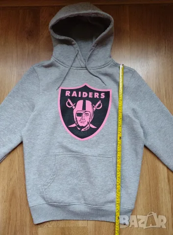 NFL Raiders - мъжки суичър с качулка, снимка 11 - Суичъри - 56273737