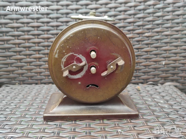 Немски Часовник Будилник Обслужен, снимка 4 - Антикварни и старинни предмети - 51267601